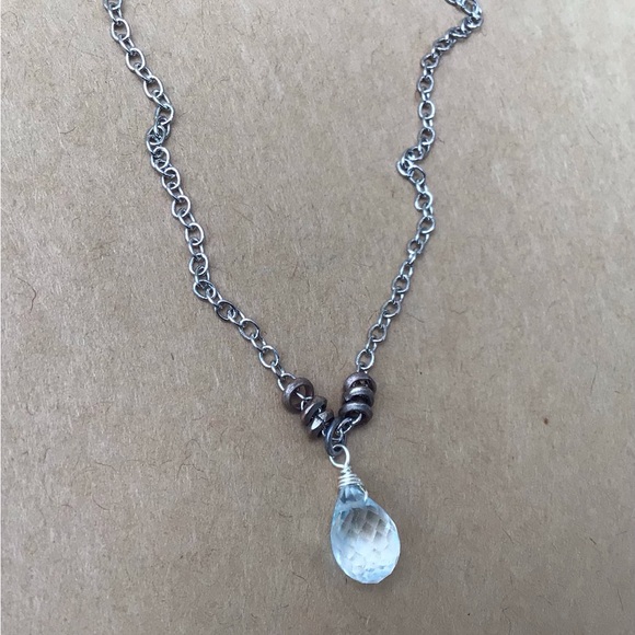 Aquamarine Sundance Charm Necklace - Picture 3 of 10